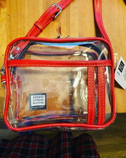 Red Clear Crossbody Shoulder Bag