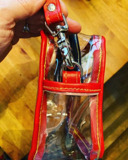 Red Clear Crossbody Shoulder Bag - Image 3